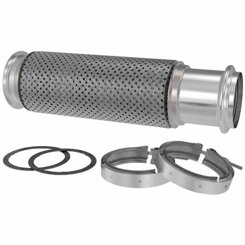 Exhaust Bellows Kit W/ V-Band Clamps, Gaskets For Mack CXU613, Volvo VNL Gen II