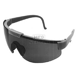 Gray Lens Green Frame Safety Glasses