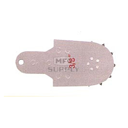 Power Match Oregon sprocket tip (with rivets). 3/8 pitch