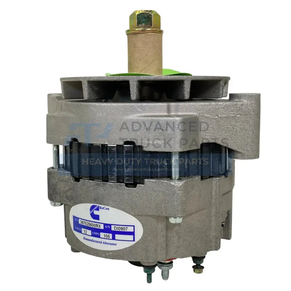 3675256Rx Genuine Cummins Alternator D/R 19Si 12V Neg 105A 3W