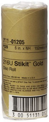 3M 6" P320 Stikit Gold Sanding Discs (1205)