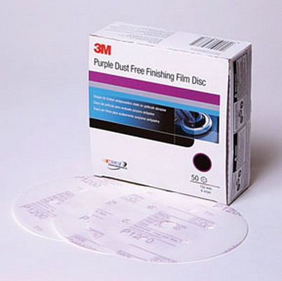 3M 6" P800 Dust-Free Hookit Purple Finishing Film Disc (30770)