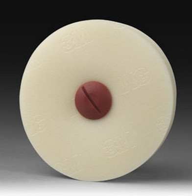 3M 6" X 3/8" ScotchBrite Molding Adhesive & Stripe Removal Disc (7502)