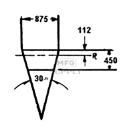 Belt for 40/44 Series. 33.87" OC.