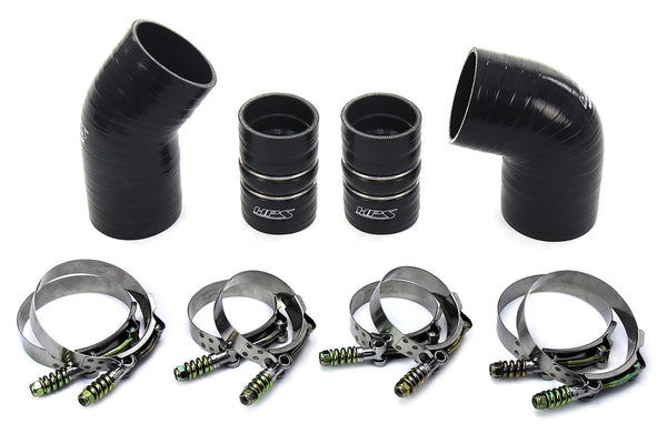 HPS High Temp Aramid Reinforced Silicone Intercooler Hose Boots Kit Chevy 2004.5 - 2005 Silverado 2500 HD 6.6L Duramax LLY Diesel