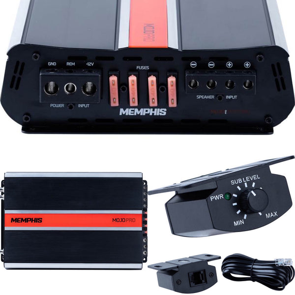 Memphis Audio MJP1500.1 Monoblock Subwoofer Amplifier - 1500 Watts RMS x 1 at 1-Ohm