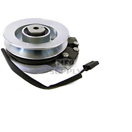 Electric PTO Clutch, 1" ID, 3" Height, 5.375" CCW Pulley, 5/8" belt