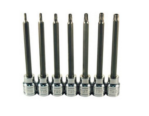 ATD Tools 13776 Extra Long Tamper-resistant Star Bit Socket Set, 7 pc.