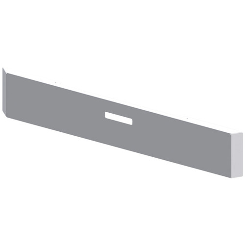Lincoln Chrome 18 Inch Chrome Plated SS Texas Blind Mount Mitered End Bumper, 10 Gauge W/ Step Holes & Black Steel Mounting Plates For Freightliner Classic 132Xl, 120 2004 Thru 2007