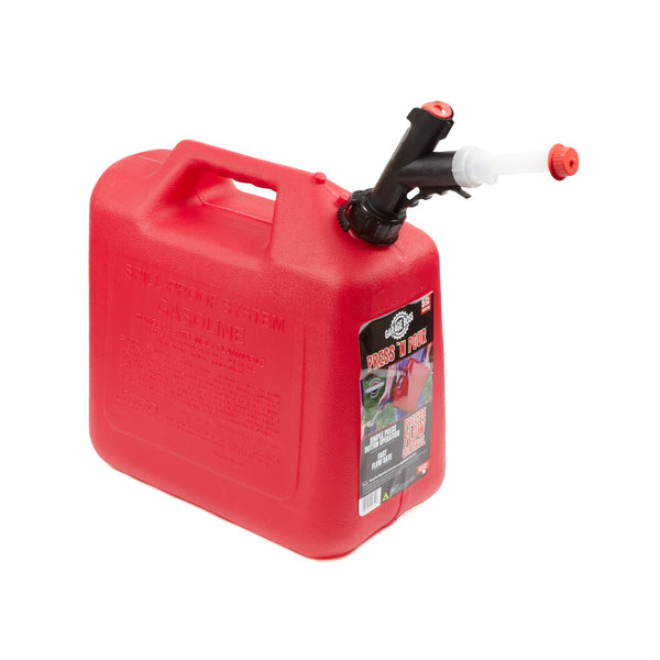 Briggs & Stratton GB351 GarageBoss Press 'N Pour Gas Can, 5 Gallon