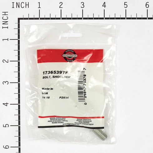 Briggs and Stratton OEM 1736539YP BOLT SHOULDER Briggs and Stratton Original Part
