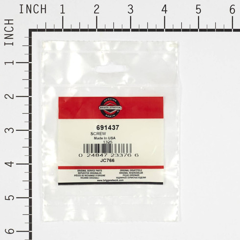 Briggs and Stratton OEM 691437 SCREW Briggs and Stratton Original Part