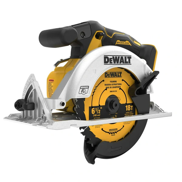 DEWALT DCS565B 20V MAX* XR 6-1/2 in. Brushless Cordless Circular Saw (Tool Only)