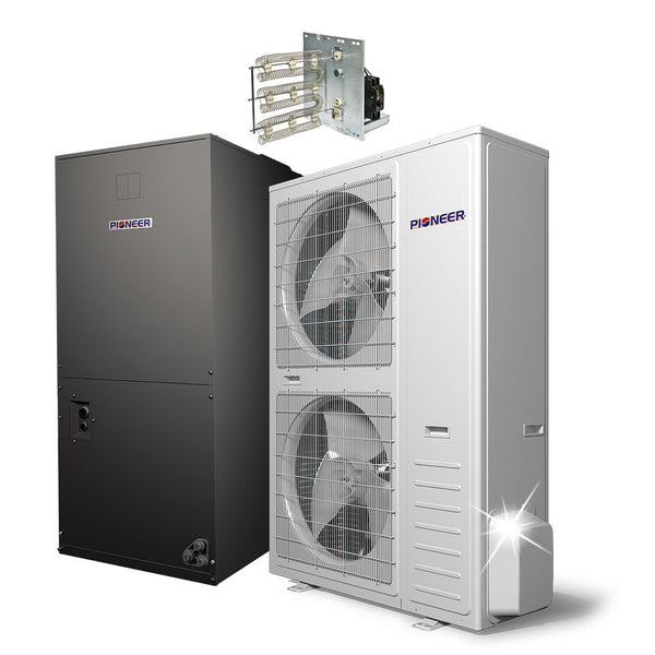 Pioneer 56,000 BTU 17 SEER2 Ducted Central Split Inverter+ Air Conditioner Heat Pump System, 2nd Generation