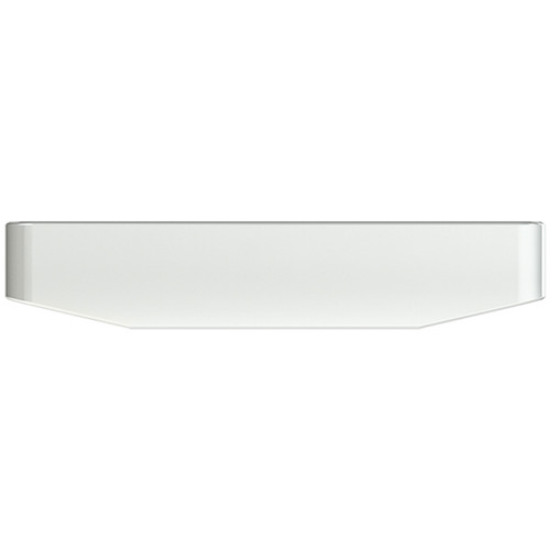 20 Inch Chrome Steel Tapered End Bumper W/ Mounting Holes Only W/ 2 Tow Holes And UST Mounting Plate Boltless No Mounting Holes