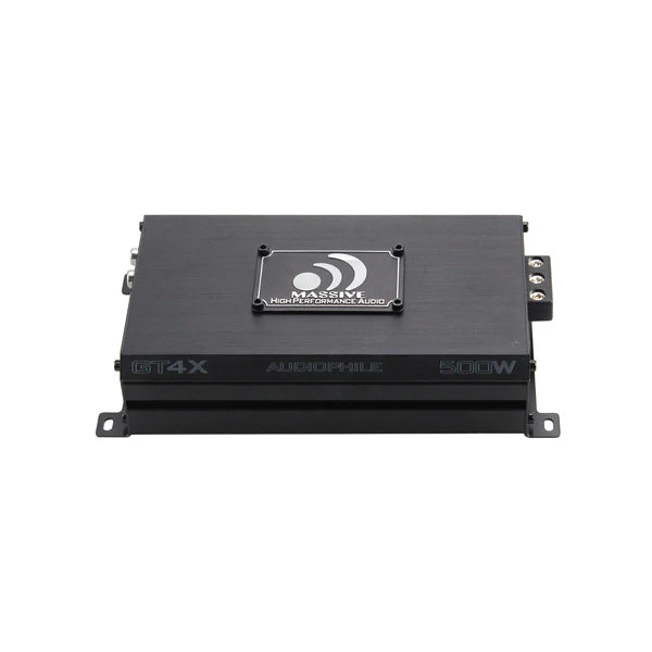 Massive audio GT4X - 120 Watts RMS x 4 @ 2 Ohm 4 Channel Amplifier