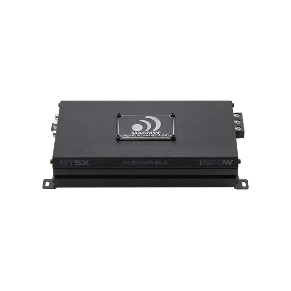 Massive audio GT5X - 115 Watts RMS x 4 @ 2 Ohm + 510 Watts @ 1 Ohm 5-CH Amplifier With Bass Remote