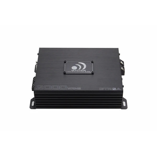 Massive audio GTR2A - 2030 Watt RMS @ 1 Ohm Mono Block GT Series Full Range Amplifier With Bass Remote