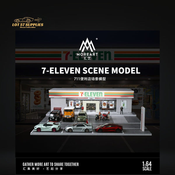 (Pre-Order) MoreArt Scene Model "7-Eleven" Diorama 1:64 MO936204
