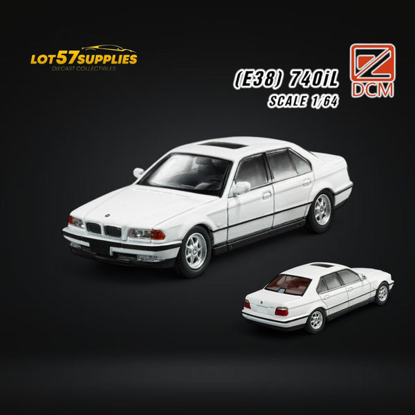 (Pre-Order) DCM BMW E38 740iL 7-Series in White 1:64