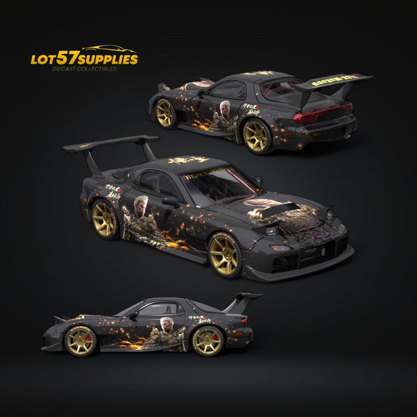 (Pre-Order) DCM Mazda RX-7 Black Myth Wukong Livery 1:64