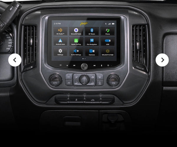 Pac Audio Stinger HORIZON10 Chevy Silverado/GMC Sierra (2014-2018) 10" Fully Integrated Radio Kit | Plug-&-Play
