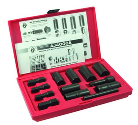 Ken-Tool 30171 13-Piece Deluxe Lug Wheel Lock Removal Set (30171)