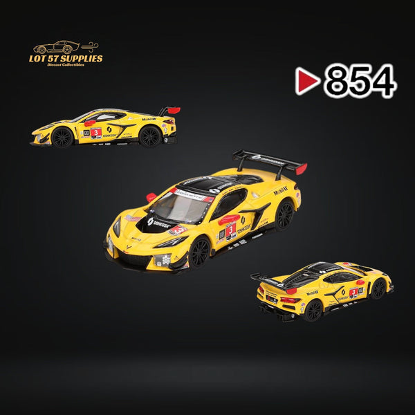 (Pre-Order) Mini-GT Chevrolet Corvette Z06 GT3.R #3 Racing Pratt Miller #854 1:64 MGT00854