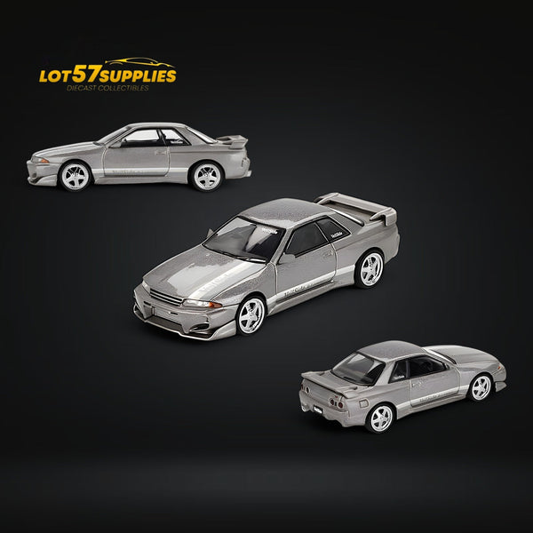 (Pre-Order) Nissan Skyline GT-R (R32) Veilside Combat C-I Veilside Combat Grey #971 1:64