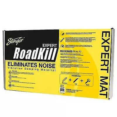 Stinger RKX36B Roadkill 18" x 32" 36 SQ.FT. Sound Damping Material - 9 Sheets