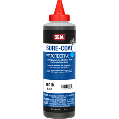 SEM Paints Sure-Coat Black, 1-Pint Bottle (16018)
