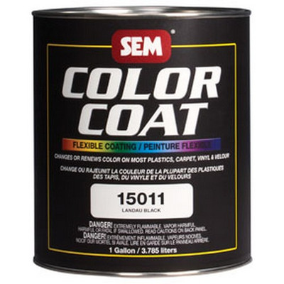 SEM Paints Color Coat Landau Black, 1-Gallon Can (15011)