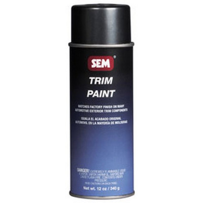 SEM Paints Bumper Charcoal Trim Metallic, 16oz Aerosol (39033)
