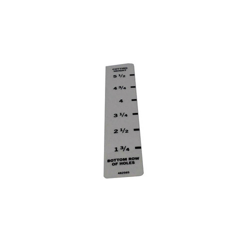 Scag OEM 482565 - DECAL, CUTTING HEIGHT - Scag Original Part