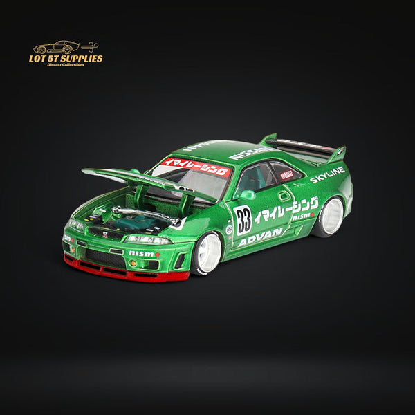 (Pre-Order) Mini GT x Kaido House Nissan Skyline GT-R R33 IMAI RACING V1 Green 1:64 KHMG150