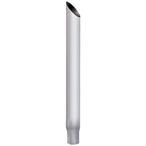 BESTfit 6-5 X 60 Inch Chrome Miter Cut Exhaust Top Stack With Extended 5 Inch OD End