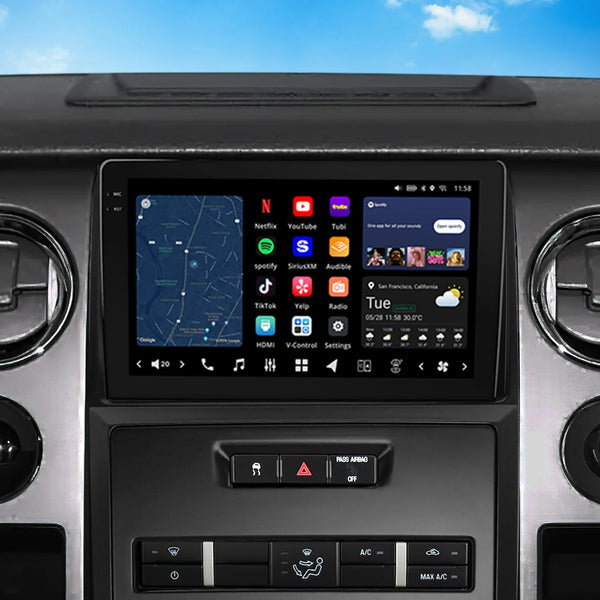 VISION 9" Custom-Fit Car Stereo for Ford F-150 2009-2012