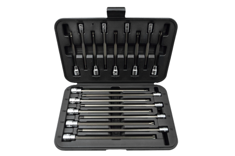 Vim Tools 18 Piece Extra Long Torx Specialty Set S2 Steel Bits (V458L)