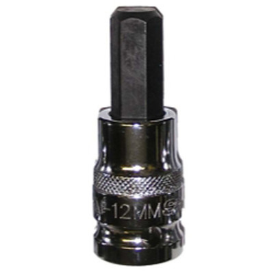 VIM Tools 1/2" Drive 12mm Hex Bit (HM-12MM)