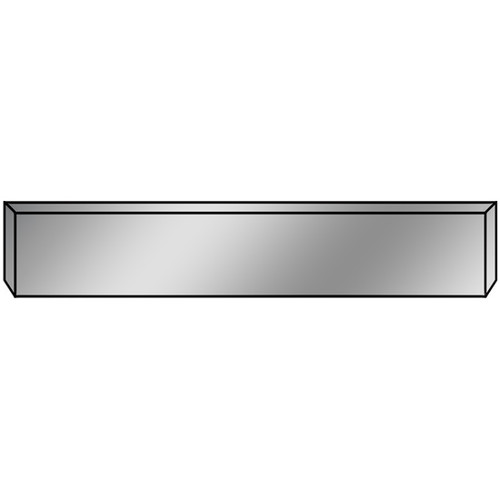BESTfit Chrome 20 Inch Texas Bumper, 7 Gauge W/ Boxed Ends & Mounting Plates For International 9900