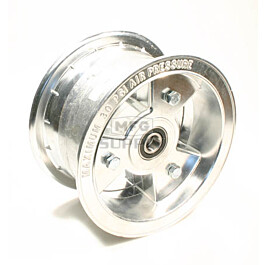 6" Aluminum Wheel, 3-1/2" wide, 5/8" ID Bearing