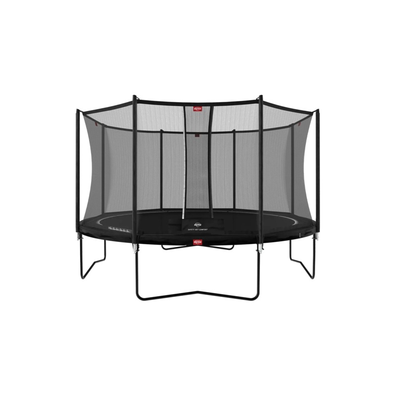 Berg Favorit Regular Trampoline | 430CM/ 14FT | Safety Net | Black | 35.14.95.02