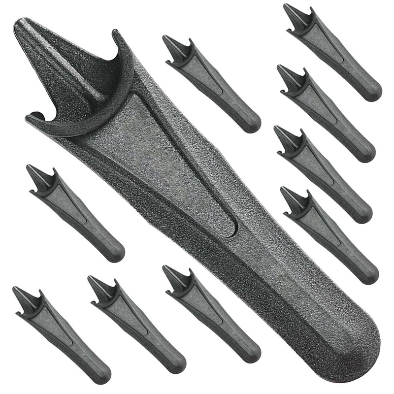 Black Plastic Blades for Flymo Micro Compact 30 MC30 Mower Lawnmower x 10
