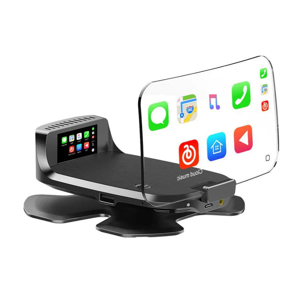 BOYO Head Up Display with iOS CarPlay and Android Auto (Plug-and-Play) | VTHUDpro