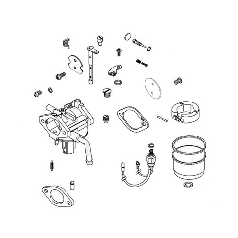 Briggs and Stratton OEM 825371 CARBURETOR Briggs and Stratton Original Part