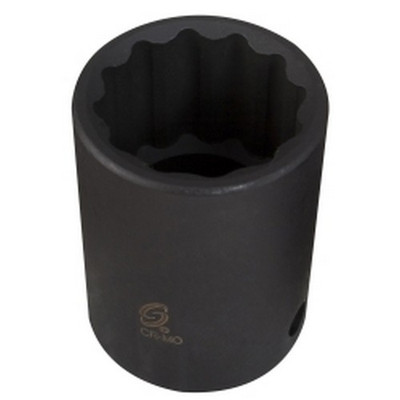 Sunex 1/2" Drive 12 Point Standard Impact Socket 19mm (219ZM)
