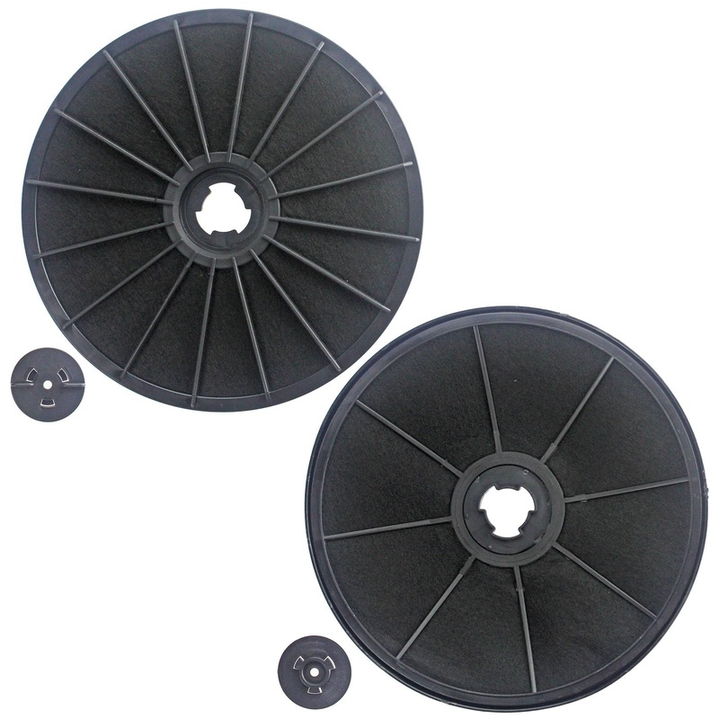 Carbon Charcoal Vent Filters for Creda Cooker Extractor Hood (Pack of 2)