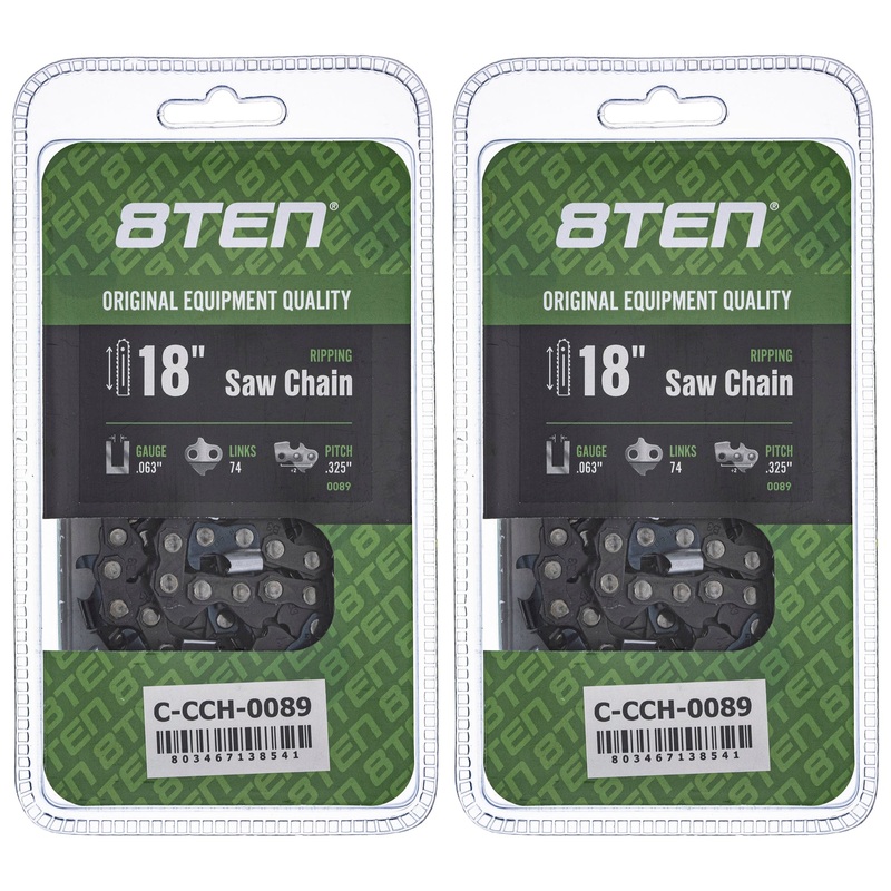 Chainsaw Chain 18 Inch .063 .325 74DL For Stihl Oregon 22BPX074G 22LPX074G 591104274 501841774 | 2-PACK
