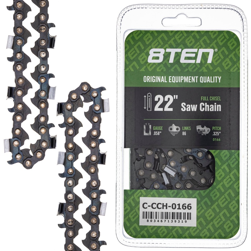 Chainsaw Chain 22 Inch .058 .325 86DL For Oregon 21LPX086G 21BPX086G 21BP086G