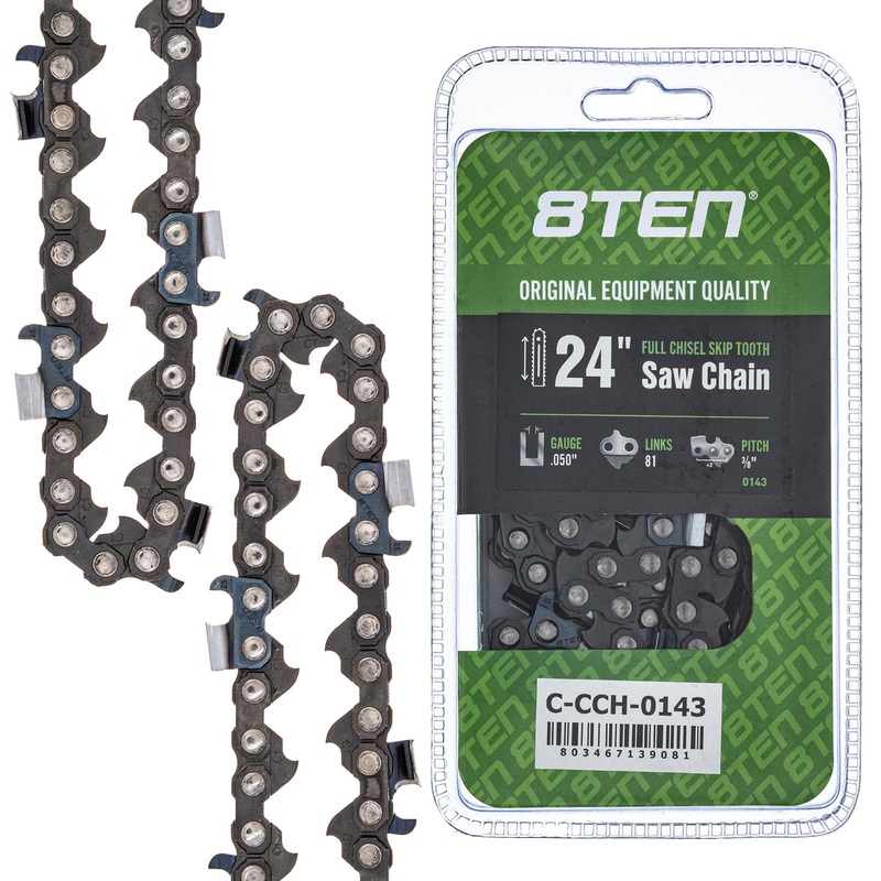 Chainsaw Chain 24 Inch .050 3/8 81DL For Echo 72LPX081G 72LGX081G 72LPX81CQ 72EXL081G 72EXJ081G